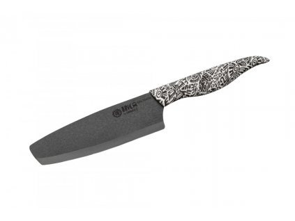 SAMURA INCA Nakiri keramický nůž 16,5 cm s čepelí z černé zirkonie (SIN-0043B)