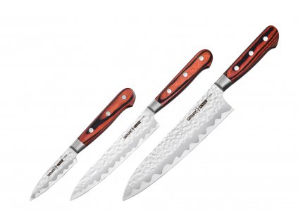 SAMURA - KAIJU Bolster Sada 3 nožů (SKJ-0220B)