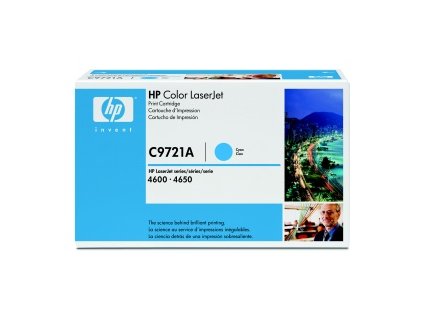 HP toner modrý, C9721A