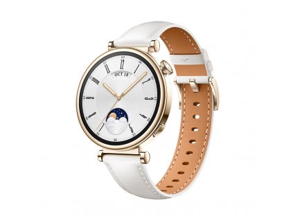 Huawei Watch GT 4/41mm/Gold/Elegant Band/White