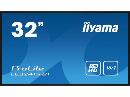 32'' LCD iiyama LE3241S-B1: IPS,FHD,HDMI,LAN,repro
