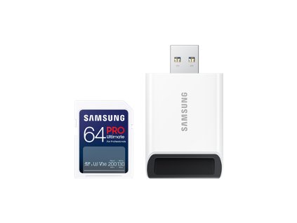 Samsung SDXC 64GB PRO ULTIMATE + USB adaptér