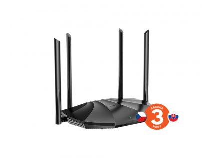 Tenda TX2 AX1500 WiFi6 Router, 1x GWAN, 3x GLAN, IPv6, 4x 6dBi anténa, WPA3, CZ App