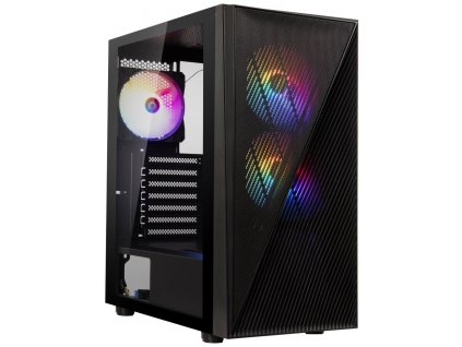 BitFenix skříň Helios / ATX / 4x120mm FRGB fan / 2xUSB 3.0 / USB 2.0 / tvrzené sklo / černá