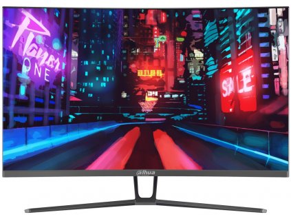 DAHUA 32" LED LM32-E230C/ herní/ VA panel/ 1920x1080 (FHD)/ 3000:1/ 1ms/ 300 cd/m2/ HDMI/ DP/ VESA 75x75/ černý