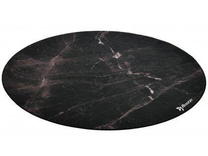 AROZZI Zona Floorpad Black Marble/ ochranná podložka na podlahu/ kulatá 121 cm průměr/ design černý mramor