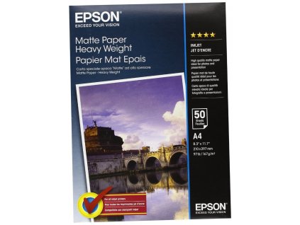 Epson matte heavy weigh/ 167g/m2/ A4 (50 listů)