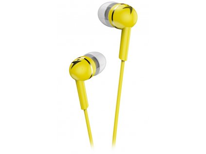 GENIUS headset HS-M300/ žlutý/ 4pin 3,5 mm jack