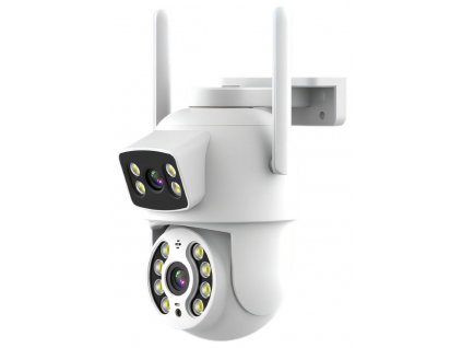 IMMAX NEO LITE SMART Security venkovní kamera DOUBLE , 355° 90° P/T, Wi-Fi, 2x 2MP, ONVIF, TUYA