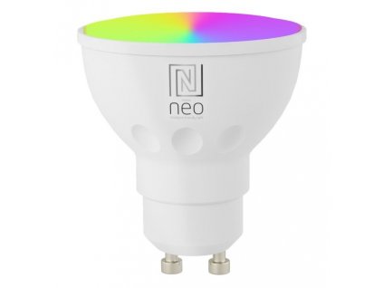 IMMAX NEO SMART LED žárovka GU10 4,8W RGB+CCT barevná a bílá, stmívatelná, Zigbee, TUYA