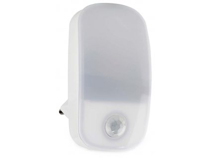 NEDIS LED noční světlo do zásuvky/ pohybový senzor/ 0.55 W/ 11 lm/ teplá bílá