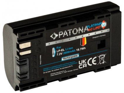 PATONA baterie pro foto Canon LP-EL 2600mAh Li-Ion Platinum pro blesk Speedlite EL-1