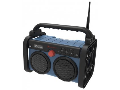 Soundmaster DAB85BL rádio/ DAB+/ FM/ RDS/ BT/ Hodiny/ Nabíjecí baterie