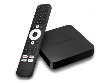 THOMSON android box 240G/ 4K Ultra HD/ H.265/HEVC/ HDR10/ NETFLIX/ HBO/ Disney+/ HDMI/ USB/ LAN/ Wi-Fi/ BT/ Android TV12