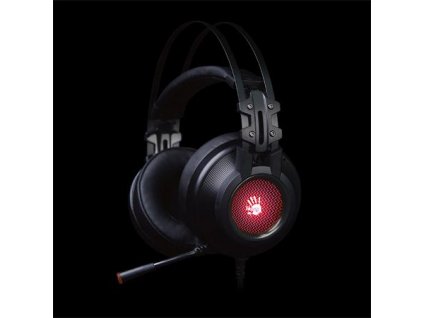 A4tech Bloody G525 herní sluchátka s mikrofonem podsvícená, 7.1, SW, USB, černá