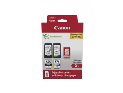Canon cartridge PG-575XL /CL-576XL PVP / Black + Color / 15ml+12,6ml