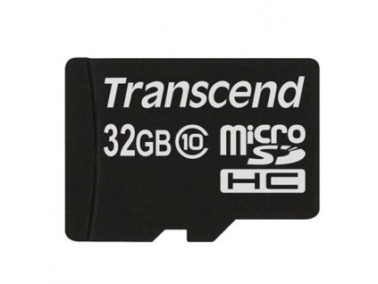 Transcend 32GB microSDHC (Class 10) paměťová karta (bez adaptéru)