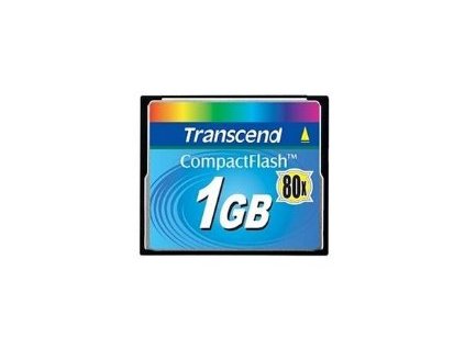 Transcend 1GB CF Card (80X) compact flash memory card