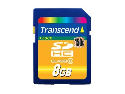 Transcend 8GB SDHC (Class 4) paměťová karta