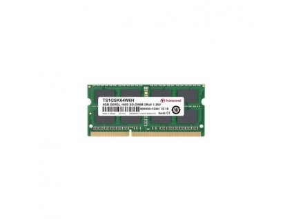 Transcend TS1GSK64W6H 8GB DDR3L 1600 SO-DIMM 2Rx8, tray