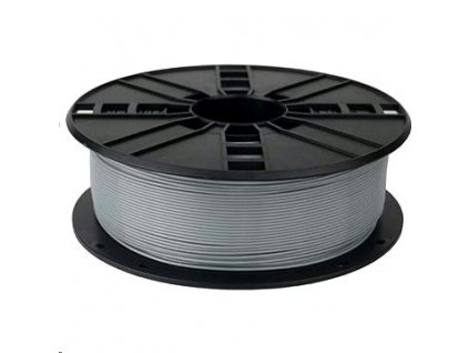 GEMBIRD Tisková struna (filament), PLA, 1,75mm, 1kg, stříbrná