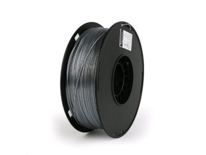 GEMBIRD, Tisková struna (filament) PLA PLUS, 1,75mm, 1kg, stříbrná