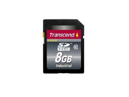 Transcend 8GB SDHC průmyslová paměťová karta, Class 10