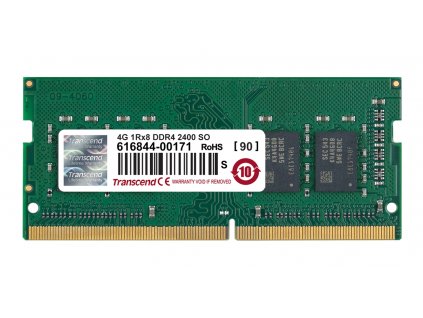 Transcend paměť 4GB SODIMM DDR4 2400 1Rx8 CL17