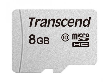 Transcend 8GB microSDHC 300S (Class 10) paměťová karta (bez adaptéru)