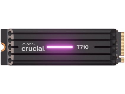 crucial ssd t710 heatsink isolated front