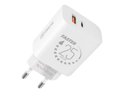 obal me cestovni nabijecka usb a usb c 25w white i s