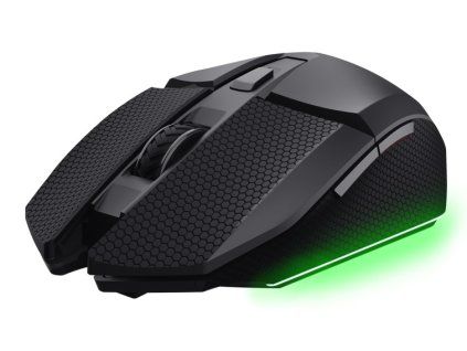 Trust GXT122 FELOX+/Herní/Optická/Pro praváky/10 000 DPI/USB+BT/Černá