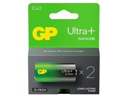 GP alkalická baterie 1,5V C (LR14) Ultra Plus 2ks