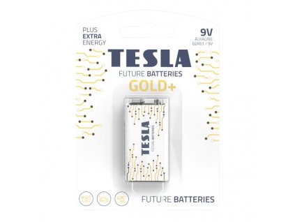 TESLA GOLD+ alkalická baterie 9V (6LR61, blister) 1 ks