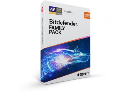 Bitdefender Family pack pro domácnost (15 zařízení) na 2 roky