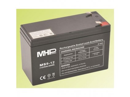 Pb akumulátor MHPower VRLA AGM 12V/9Ah (MS9-12)