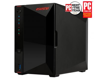 Asustor NAS Nimbustor 2 AS5202T / 2x 2,5"/3,5" SATA III/ Intel Celeron J4005 2.0 GHz/ 2GB/ 2x 2.5 GbE/ 3x USB 3.0/ HDMI