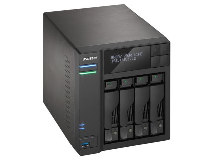 Asustor NAS AS7004T-I5 / 4x 2,5"/3,5" SATA III/ Intel i5-4590S 3.0GHz/ 8 GB/ 2x GbE/ 3x USB 3.0/ 2x USB 2.0/ eSATA