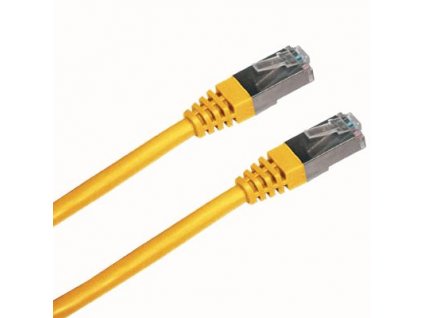 DATACOM Patch kabel FTP CAT5E 0,5m žlutý