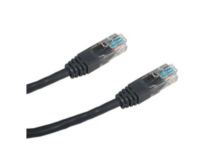DATACOM Patch kabel UTP CAT6 0,5m černý