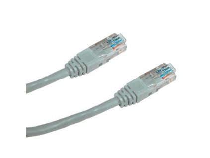 DATACOM Patch kabel UTP CAT6 0,25m šedý