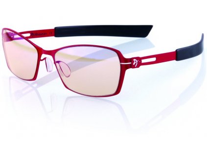 AROZZI herní brýle VISIONE VX-500 Red/ červenočerné obroučky/ jantarová skla