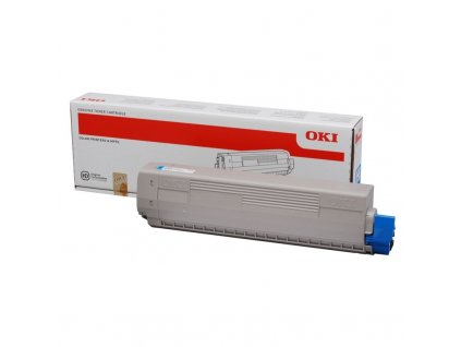 OKI originál azurový toner do MC861/851 (7 300 stránek)