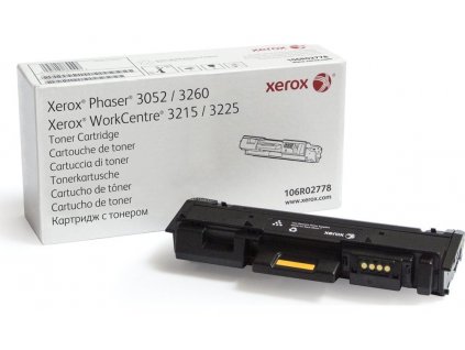 Xerox original toner 106R02778 pro Phaser 3052/3260, WC3215/3225/ 3000 str. černý