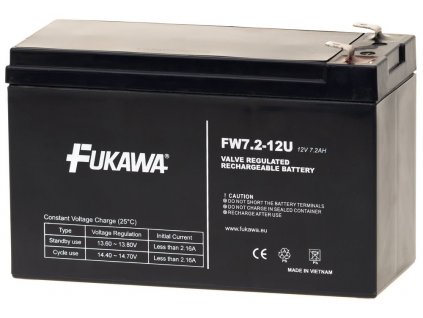 FUKAWA Akumulátor FW 7.2-12 F1U (12V / 7,2Ah); 12341