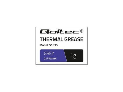 QOLTEC 51635 Qoltec teplovodivá pasta 2.5 W/m-K 1g grey