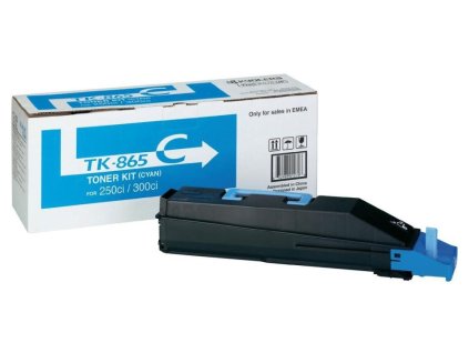 Kyocera toner TK-865C/ TASKalfa 250ci/ 12 000 stran/ azurový