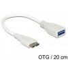 Delock OTG kabel Micro USB 3.0> USB 3.0-A samice