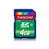 Transcend 4GB SDHC (Class 4) paměťová karta, modrá/černá