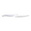 KYOCERA keramický nůž s bílou čepelí, 13 cm dlouhá čepel, bílá plastová rukojeť